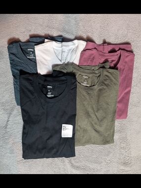 Sonoma Men’s Short Sleeve Crew Tees - Black, Olive, White, Charcoal & Mauve